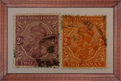 India Scott #126-127 Used