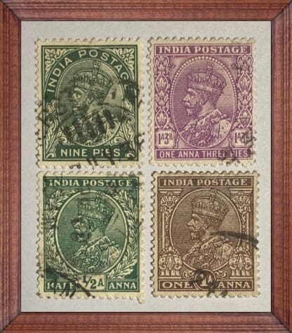 India Scott # 135-136/138-139 Used