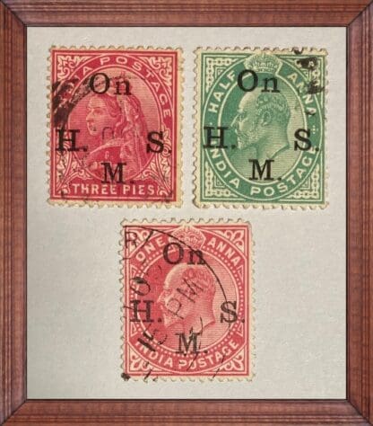 India Scott # O33/O38/O39 Used