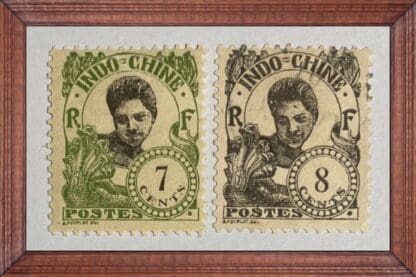 Indo China Scott # 104-105 Mint NO GUM