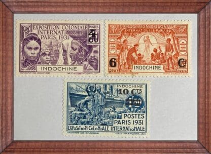 Indo China Scott # 140-142 Mint Hinged