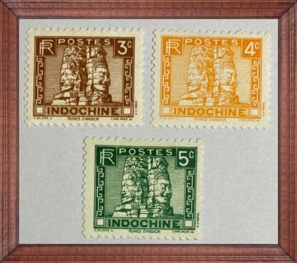 Indo China Scott # 150/153A/154A Mint Hinged