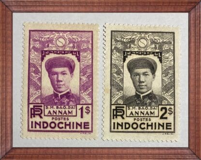 Indo-China Scott # 180-181 Mint Hinged