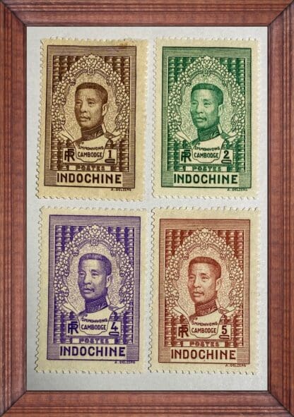 Indo-China Scott # 182-185 Mint Hinged