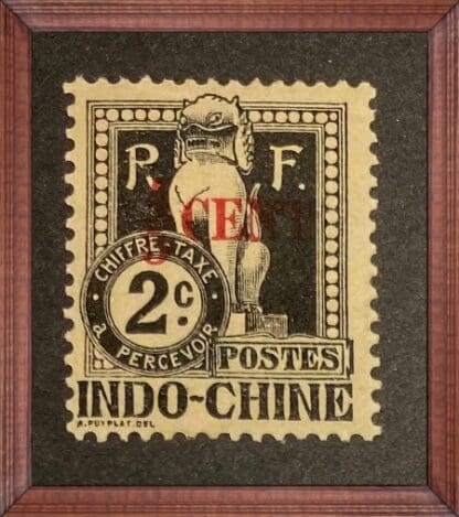 Indo-China Scott # J18 Mint Hinged