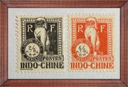 Indo-China Scott # J31-J32 Mint Hinged