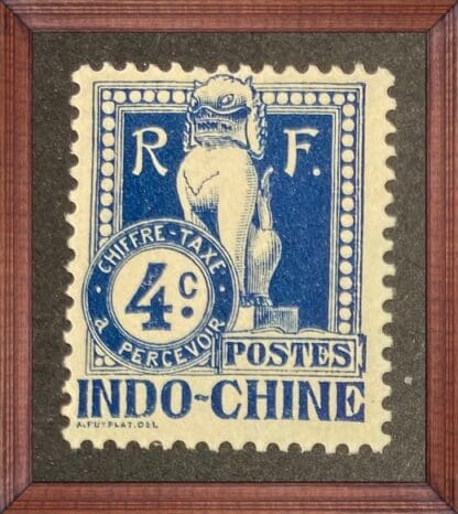 Indo-China Scott # J6 Mint Hinged