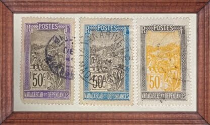 Madagascar (French) Scott #102-104 Used