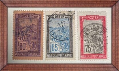 Madagascar (French) Scott #105-107 Used