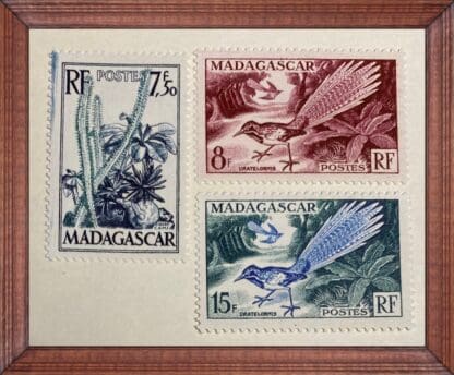 Madagascar French Scott # 287-289 Mint Hinged