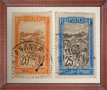 Madagascar (French) Scott #90-91 Used