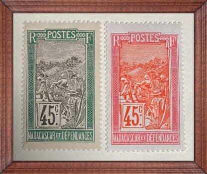 Madagascar (French) Scott #99-100 Mint Hinged