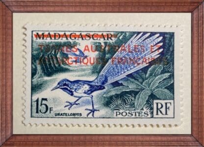 Madagascar French French South Antarctic Overprint Mint Hinged