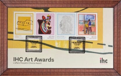 New Zealand Scott # IHC Art Award Souvenir Sheet Mint Never Hinged 2022