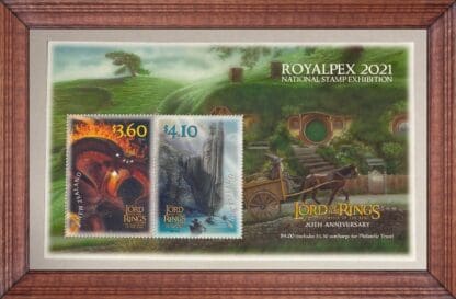 New Zealand Scott #Lord of the Rings Souvenir Sheet Mint Never Hinged 2021