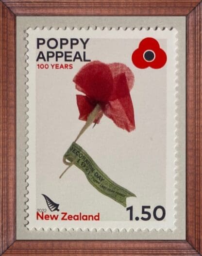 New Zealand Scott #Poppy 100 Years Mint Never Hinged Strip 2022