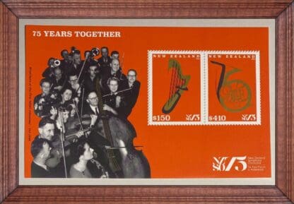 New Zealand Scott # NZSO 75th Anniversary Souvenir Sheet 2022