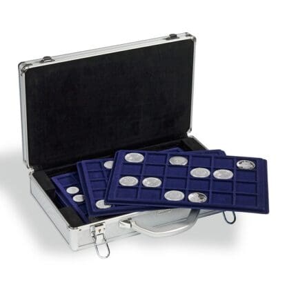 Lighthouse CARGO L6 Coin Case for 251 coins, Alu-Design, including 6 coin trays