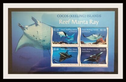 Cocos (Keelings) Manta Ray 2021 Mint Never Hinged