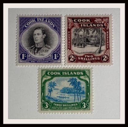 Cook Islands Scott # 112-114 Mint Hinged