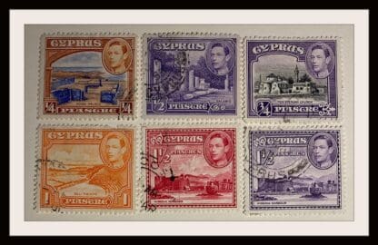 Cyprus Scott # 143-147A Used