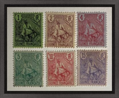 French Guinea Scott # 18-23 Mint NO GUM