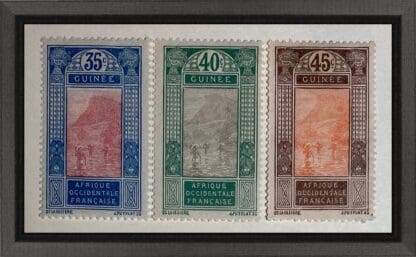 French Guinea Scott # 83-85 Mint Hinged