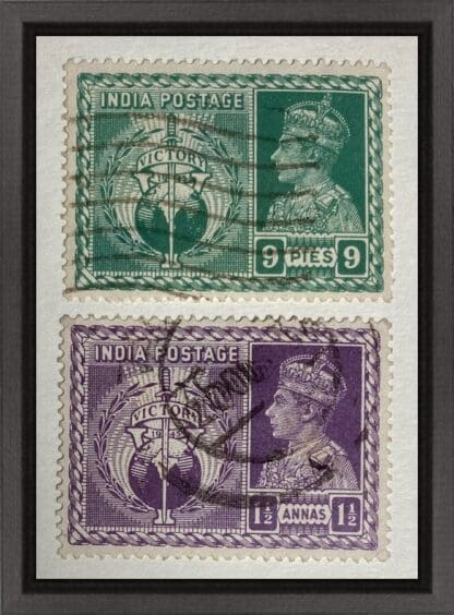 India Scott # 195-196 Used