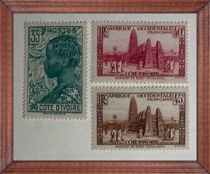 Ivory Coast Scott # 123-125 Mint Hinged