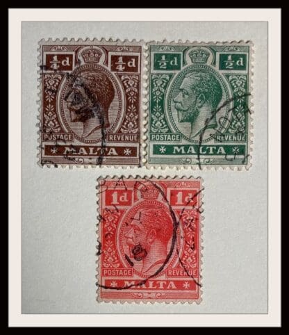 Malta Scott # 49-51 Used