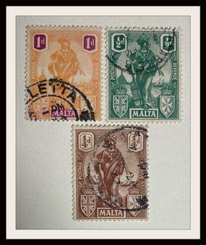 Malta Scott # 98-100 Used