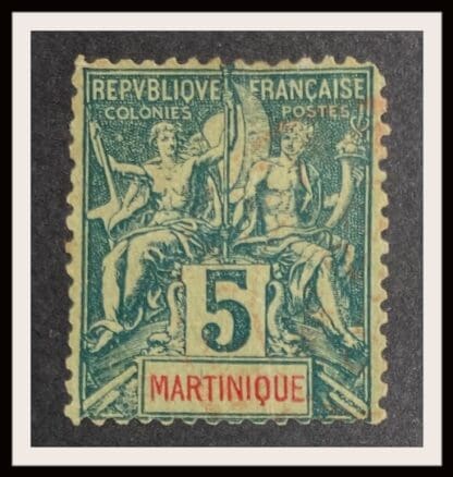 Martinique 36 Mint NO GUM