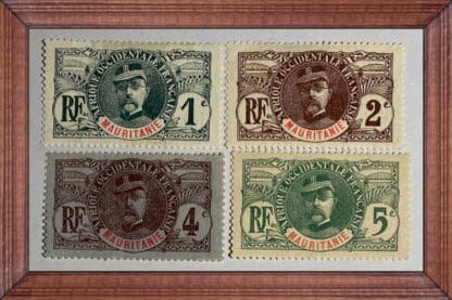 Mauritania Scott # 1-4 Mint Hinged