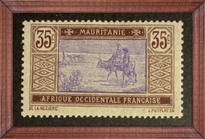 Mauritania Scott # 34 Mint Hinged