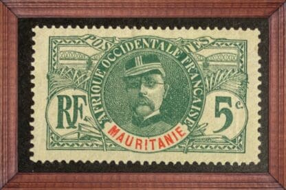 Mauritania Scott # 4 Mint Hinged