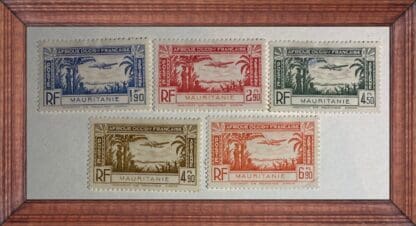 Mauritania Scott # C1-C5 Mint NO GUM