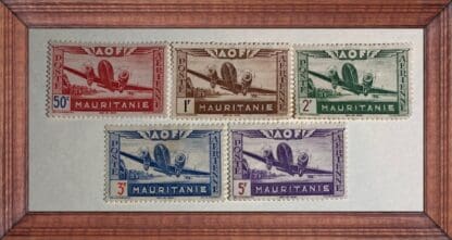 Mauritania Scott # C6-C10 Mint NO GUM