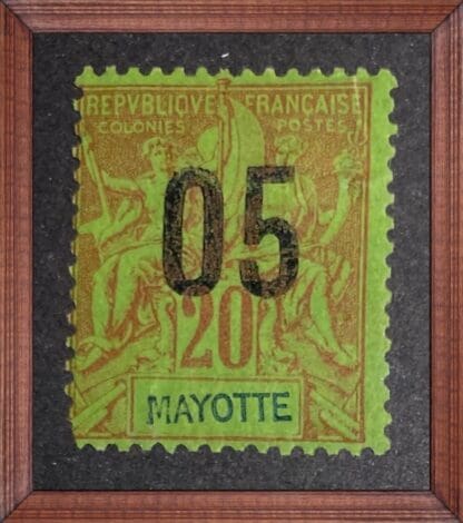 Mayotte Scott # 25 Mint Hinged