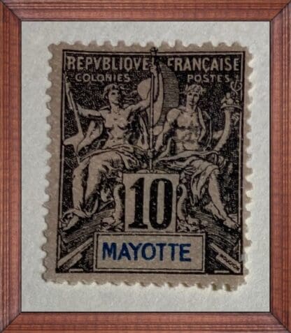 Mayotte Scott # 5 Mint Hinged