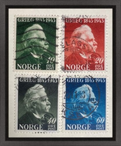 Norway Scott # 255-258 Used