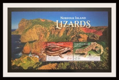 Norfolk Islands Lizards 2021 Mint Never Hinged