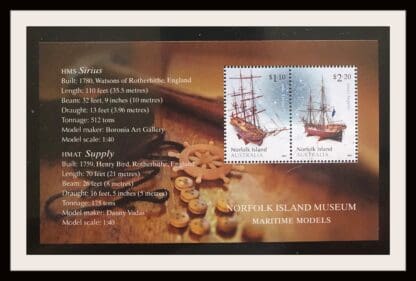 Norfolk Islands Maritime Models 2021 Mint Never Hinged