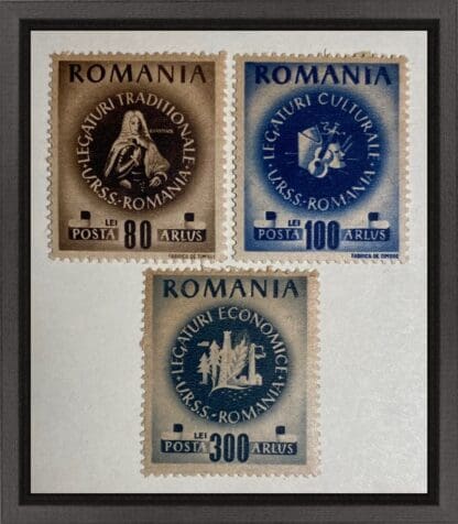 Romania Scott # 625-627 Mint Hinged