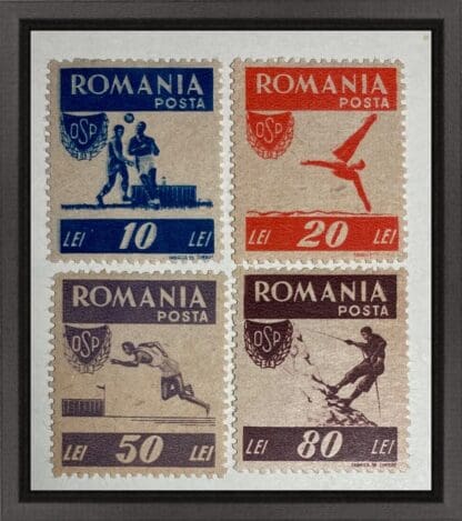 Romania Scott # 628-631 Mint Hinged