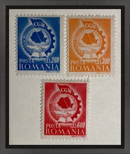 Romania Scott # 639-641 Mint Hinged