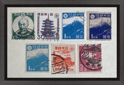 Japan Scott # 362-364b/367-368 Used