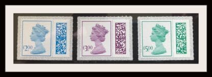 Great Britain Machin High Value Barcoded Definitive Set Mint Never Hinged