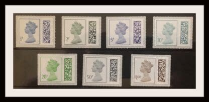 Great Britain Machin Low Value Barcoded Definitive Set Mint Never Hinged