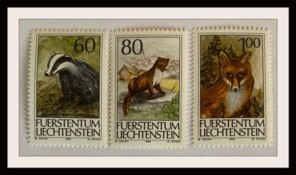 Liechtenstein Scott # 1006-1008 Mint Never Hinged