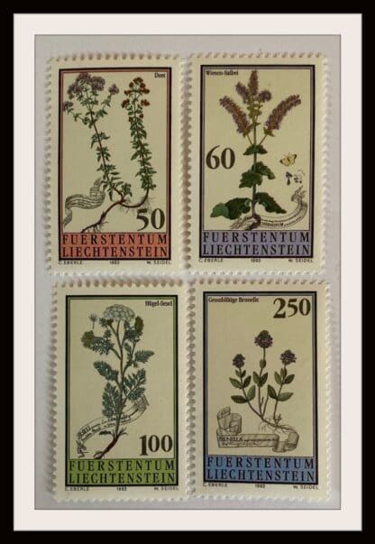 Liechtenstein Scott # 1009-1012 Mint Never Hinged